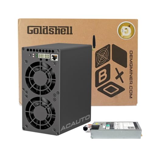 ACAUTO Goldshell Mini Doge Ⅲ Miner für Doge Coin & LTC - Dual Mode 700M/400W oder 550M/260W WiFi Version (mit Netzteil) von ACAUTO