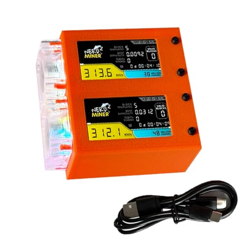 NerdMiner V2 Plus Modell 300KH/S*2 S19 Mini BTC Lotterie Solo Miner 1W T-Display S3 1.6.3 Low Power Consumption Cryptocurrency Mining Machine NerdMiner V2 Plus Modell 300KH/S*2 S19 Mini BTC Lotterie Solo Miner 1W T-Display S3 1.6.3 Low Power Consumption Cryptocurrency Mining Machine von ACAUTO