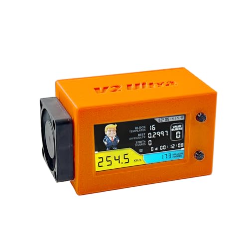 NerdMiner V2 Ultra 250KH/S Donald Trump Edition T Display S3 Crypto Miner Geringer Stromverbrauch Lüftergekühlt Lucky Solo Lottery Miner BTC by ACAUTO von ACAUTO