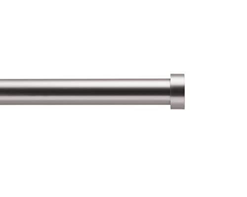 ACAZA Ausziehbare Gardinenstange - Verstellbare Vorhangstange - Stange von 90-170 cm - Silber von ACAZA