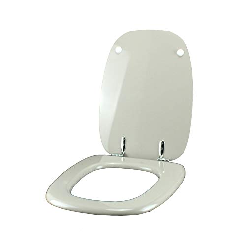 WC Pozzi Ginori Square grau Mondrian verchromter scharnierachsensitz WC von ACB/COLBAM