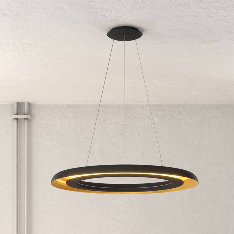 Acb Iluminación Led Hängeleuchte Hängelampe Lampe Leuchte Shiitake Schwarz/Gold B-Ware von ACB ILUMINACIÓN