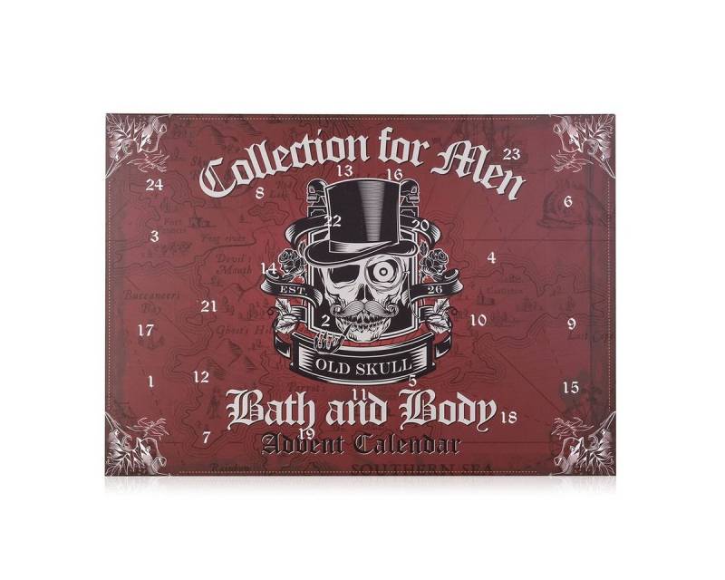 ACCENTRA Adventskalender Old Skull Adventskalender Pflege-Box Retro  24 Türchen Geschenkidee, Tägliche Wohlfühlmomente: Kalender mit dekorativer Box ACCENTRA Adventskalender Old Skull Adventskalender Pflege-Box Retro  24 Türchen Geschenkidee, Tägliche Wohlfühlmomente: Kalender mit dekorativer Box von ACCENTRA