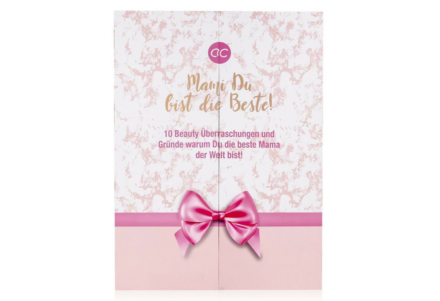 ACCENTRA Wellness-Pflegeset Accentra Geschenkset Beauty Kalender zum Muttertag, Geschenkbox, Geschenkkalender, Muttertagskalender, Frauengeschenk, Beautyset, Wellnesspräsent, 10 tlg., für Frauen, Gesicht, Körper und Haare zur Körperpflege von ACCENTRA