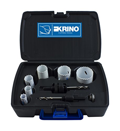 Krino 21013202 K Metall Lochsägen Cobalt, Set 9 Stück, Stahl von KRINO