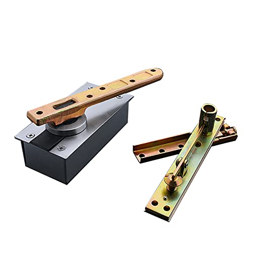 Schwerlast Türscharniere 400 kg belasten Rotationstürscharniere 5'' Rostfreier Stahl Verdeckte Drehgelenkscharniere 360° Tür Pivot-Scharnier für Hotelkarusselltür Lager Tor 1 Set von ACCL