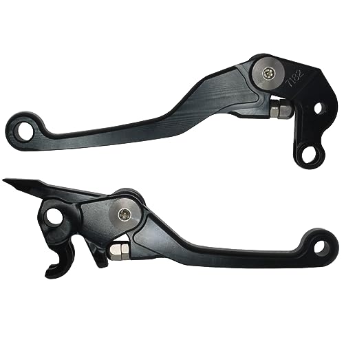 ACCOSSATO 1 Paar Hebel schwarz für KTM 525EXC-R 2005 bis 2006 (CC 525) von ACCOSSATO