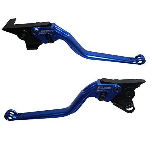 ACCOSSATO 1 Paar blaue Hebel für Motorrad Guzzi Bellagio - Blauer Adler von 2007 bis 2013 (CC 936) von ACCOSSATO