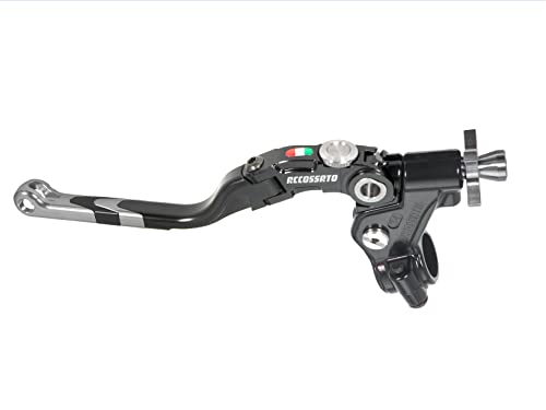 ACCOSSATO Kabelkupplung mit farbigem Revolution-Hebel (Knauf+Einsatz+Regler), mit Mikroanschluss für Honda CBR 1000 RR SP von 2014 bis 2019 cc 1000 von ACCOSSATO