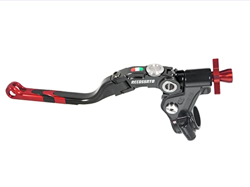ACCOSSATO Kabelkupplung mit farbigem Revolution-Hebel (Knauf+Einsatz+Regler), mit Mikroanschluss für Honda CBR 1000 RR SP von 2014 bis 2019 cc 1000 von ACCOSSATO