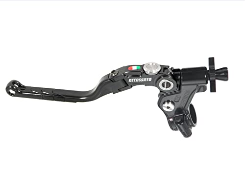 ACCOSSATO Kabelkupplung mit farbigem Revolution-Hebel (Knauf+Einsatz+Regler), mit Mikroanschluss für Kawasaki Z 1000 ABS von 2014 bis 2016 cc 1000 von ACCOSSATO