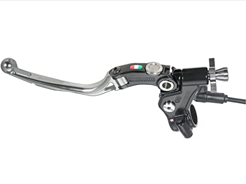 ACCOSSATO Kupplungssteuerung Racing farbigem Gelenkhebel (Keramik+Hebel+Regler), inklusive Mikro-Anschluss für Benelli TNT 1130 Titanium von 2005 bis 2007 cc 1130 von ACCOSSATO