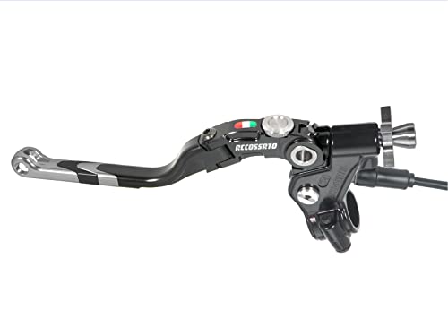 ACCOSSATO Kupplungssteuerung farbigem Revolution-Hebel (Knauf+Einsatz+Regler), inkl. Micro für Honda CBR 1000 RR Fireblade von 2016 bis 2022 cc 1000 von ACCOSSATO