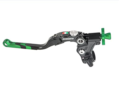ACCOSSATO Kupplungssteuerung mit Kabel farbigem Revolution-Hebel (Keramik+Einsatz+Regler), mit Micro-Anschluss für Benelli TNT 1130 Titanium von 2005 bis 2007 cc 1130 von ACCOSSATO
