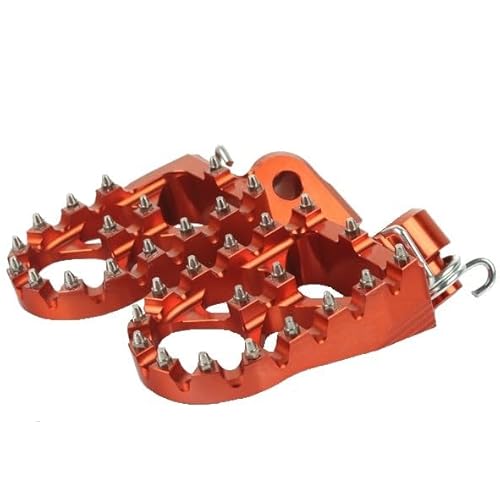 ACCOSSATO Offroad-Trittbretter Orange in Ergal 7075 für KTM SX F von 2016 bis 2016 (CC 400) von ACCOSSATO