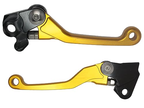 ACCOSSATO Paar Hebel Gold für Kawasaki KX 250 von 2005 bis 2008 (CC 250) von ACCOSSATO