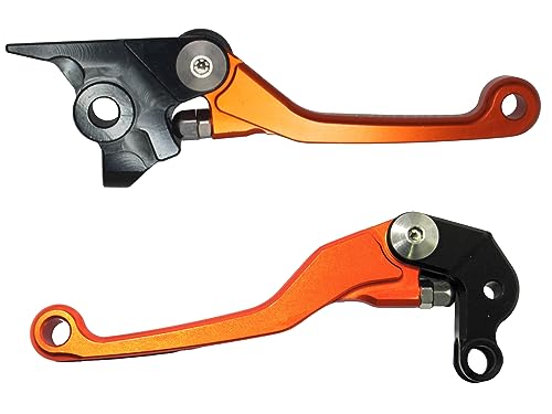 ACCOSSATO Paar Hebel Orange für KTM 65SX/XC von 2004 bis 2011 (CC 65) von ACCOSSATO