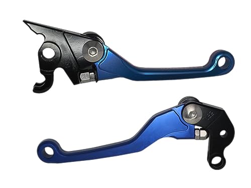 ACCOSSATO Paar Hebel blau für KTM 144 SX/XC 2008 bis 2008 (CC 144) von ACCOSSATO