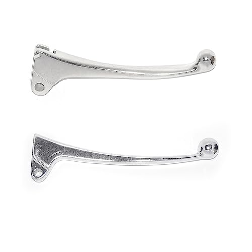 ACCOSSATO Paar Hebel für Honda SH SCOOPY von 1987 bis 1995 (CC 75) (DF03) (Hebel silber) von ACCOSSATO