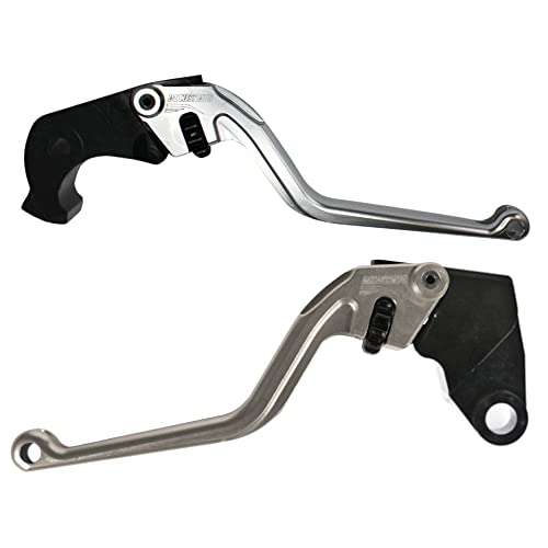 ACCOSSATO Paar graue Hebel für Kawasaki Z750 R von 2011 bis 2012 (DC 750) von ACCOSSATO