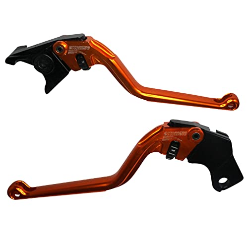 ACCOSSATO Paar orange Hebel für Suzuki 600 Katana von 1998 bis 2006 (CC 600) von ACCOSSATO