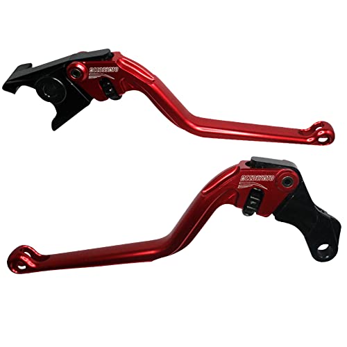 ACCOSSATO Paar rote Hebel für Hyosung GT 650 Fi Mikuni 2007 bis 2008 (CC 650) von ACCOSSATO