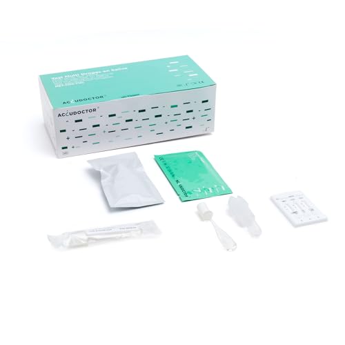 1x AccuDoctor Speicheltest 3-in-1 Drogentest THC Kokain & Metamphetamin Multi Drogenschnelltest Speichel für THC Speicheltest Kokain zuverlässiger Speichel Drogentest Schnelltest Drug test Selbstest 1x AccuDoctor Speicheltest 3-in-1 Drogentest THC Kokain & Metamphetamin Multi Drogenschnelltest Speichel für THC Speicheltest Kokain zuverlässiger Speichel Drogentest Schnelltest Drug test Selbstest von ACCUDOCTOR Check test