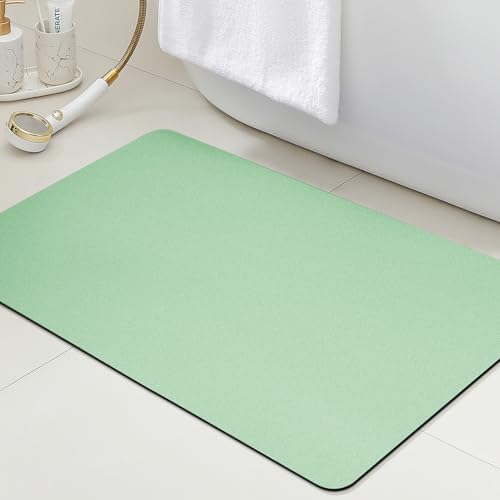 Ultradünner, rutschfester Badteppich, passt unter die Tür, ultra saugfähige Badematte, schnell trocknend und maschinenwaschbar, Badezimmerteppich, Gummi-Rückseite, Teppichmatten für Badezimmer von ACCUMTEK