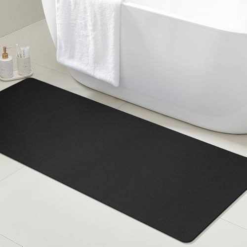 Ultradünner, rutschfester Badteppich, passt unter die Tür, ultra saugfähige Badematte, schnell trocknend und maschinenwaschbar, Badezimmerteppich, Gummi-Rückseite, Teppichmatten für Badezimmer Ultradünner, rutschfester Badteppich, passt unter die Tür, ultra saugfähige Badematte, schnell trocknend und maschinenwaschbar, Badezimmerteppich, Gummi-Rückseite, Teppichmatten für Badezimmer von ACCUMTEK