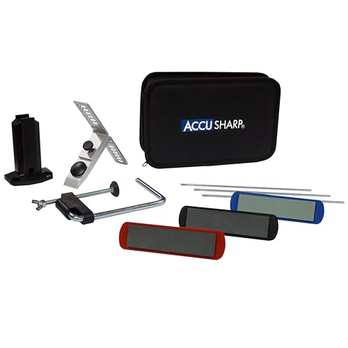 ACCUSHARP Präzision 3 Stein Messerschärfer Kit, schwarz von ACCUSHARP