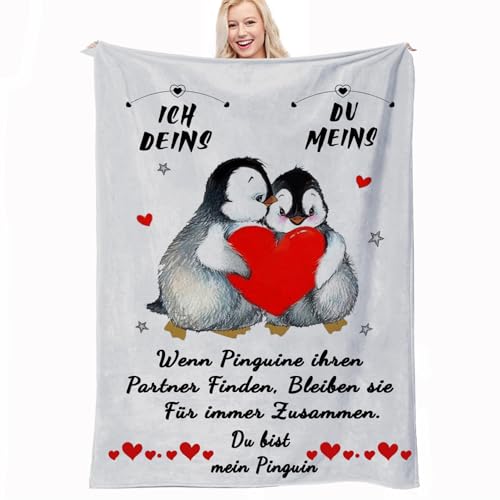 ACCZ Ich Liebe Dich Geschenke Geschenke für Frauen, Kuscheldecke für Meine Frau, Jahrestag Hochzeitstag Geburstag Geschenke für Sie, Liebesgeschenke für Ihn/Sie, Fleecedecke Flauschig von ACCZ