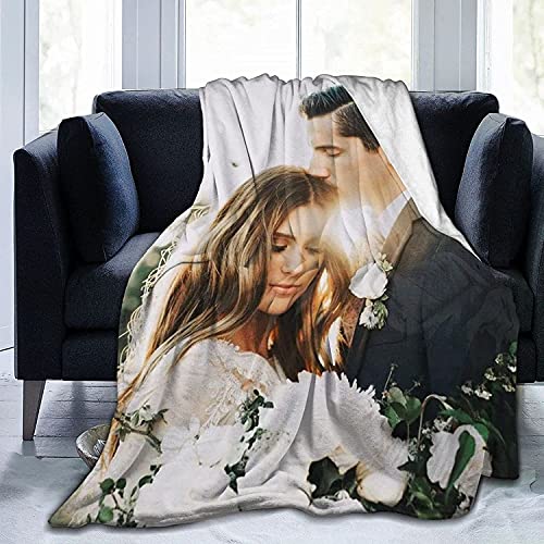 ACCZ Personalisierte Decke 150 * 200CM Fotodecke mit Eigenem Foto und Text,Personalisierte Geschenke Für Geburtstage, Jubiläen Geschenk Für Vater, Mutter, Kinder, Hunde, Freunde Oder Liebhaber von ACCZ