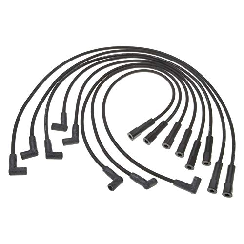 ACDelco Profi-Zündkerzendraht-Set, Silikon, Schwarz, Automotive-Spark-Plug-Wire-Sets, Zündkerzendraht-Set, 81324031 von ACDelco