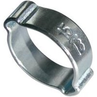 10er-Set) Zwei-Ohr Klemme - Verzinkter Stahl 11-13 mm von ACE