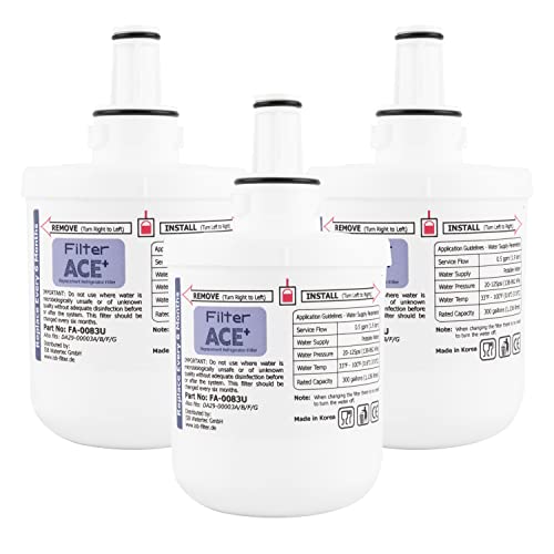 ACE+ FA-0083U | 3x Wasserfilter kompatibel mit Samsung DA29-00003G, HAFIN2/EXP, DA29-00003F, HAFIN1/EXP, HAFIN Kühlschrankfilter - Replacement Refrigerator Filter ACE+ FA-0083U | 3x Wasserfilter kompatibel mit Samsung DA29-00003G, HAFIN2/EXP, DA29-00003F, HAFIN1/EXP, HAFIN Kühlschrankfilter - Replacement Refrigerator Filter von ACE+