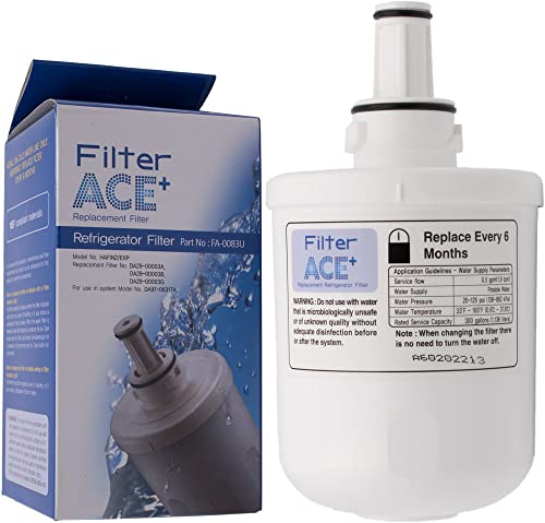 ACE+ FA-0083U | Wasserfilter kompatibel mit Samsung DA29-00003G, HAFIN2/EXP, DA29-00003F, HAFIN1/EXP, HAFIN Kühlschrankfilter - Replacement Refrigerator Filter von ACE+