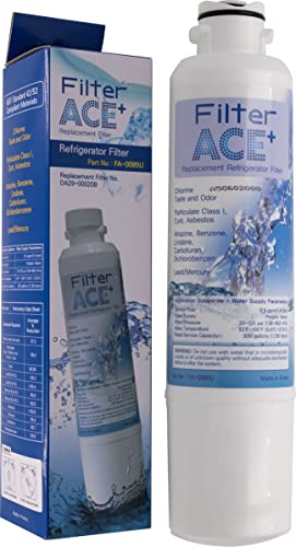 ACE+ FA-0085U | Wasserfilter kompatibel mit Samsung DA29-00020B, HAF-CIN/EXP, HAF-CIN, DA97-08006A-B, DA97-08006A-E Filter Kartusche für Side by Side Kühlschrank von ACE+