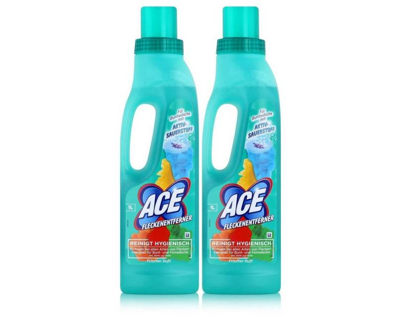 ACE ACE Fleckenentferner Frische Duft 1L - Reinigt Hygienisch (2er Pack) Fleckentferner von ACE