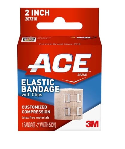 ACE Elastic Bandage with Clips, 2 Inches (Pack of 3) von ACE