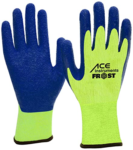 ACE Frost Arbeits-Handschuh - 3 Paar Kälte-Schutz-Handschuhe für die Arbeit im Winter - EN 388/511-09/L (3er Pack) von ACE