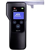 ACE Y Alkoholtester Schwarz 0 bis 5 ‰ inkl. Display von ACE