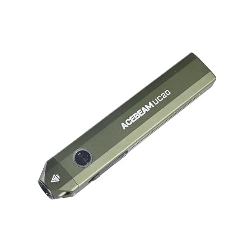 ACEBEAM UC20 aufladbare EDC Flache Taschenlampe mit rotem Licht, UV und weißer LED Kombination, 1000 Lumen Kleine Taschenlampe, Extrem Hell Taschenlampe für Camping, Notfälle, Zuhause ACEBEAM UC20 aufladbare EDC Flache Taschenlampe mit rotem Licht, UV und weißer LED Kombination, 1000 Lumen Kleine Taschenlampe, Extrem Hell Taschenlampe für Camping, Notfälle, Zuhause von ACEBEAM