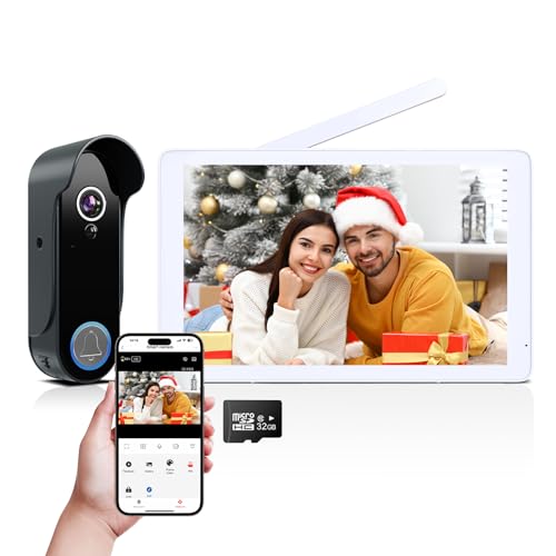 ACEBELL WLAN Kabellose Video Türsprechanlage mit Touchscreen, 1080P 160° Weitwinkel-Kamera, PIR Bewegungserkennung, Unterstützung für APP ACEBELL WLAN Kabellose Video Türsprechanlage mit Touchscreen, 1080P 160° Weitwinkel-Kamera, PIR Bewegungserkennung, Unterstützung für APP von ACEBELL