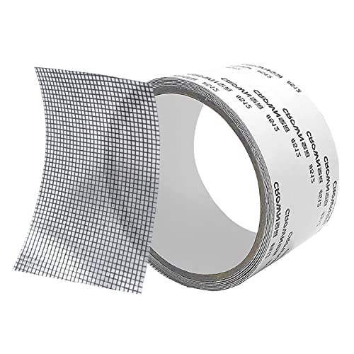 ACEBON Fliegengitter Reparatur Klebeband, 5cm x 2m Fliegengitter Reparatur Set für Fenster Tür Loch von Insektenschutz Fliegenvorhang Anti Moskito Insekten (Schwarz) von ACEBON