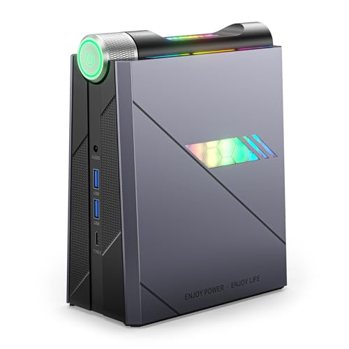 ACEMAGIC AD08 Mini PC [3-Modus-Anpassung], Ιntel i7-11700B (8C/16T, bis zu 4.8Ghz), 16GB DDR4 512GB NVME SSD Mini Computer with WiFi 6 | RGB DDR | 4K UHD | TDP 45W | Win11H | Type-C von ACEMAGIC
