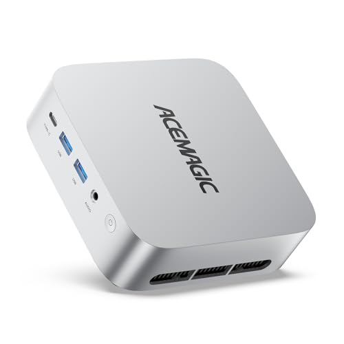 ACEMAGIC M1 Mini PC, AMD Ryzen 7 6800H (8C/16T, Max 4,7 GHz),16 GB DDR5 512 GB M.2 SSD Mini Computer with 4K Triple Display/WiFi 6/BT 5.2/W11 PRO/VESA Supported von ACEMAGIC