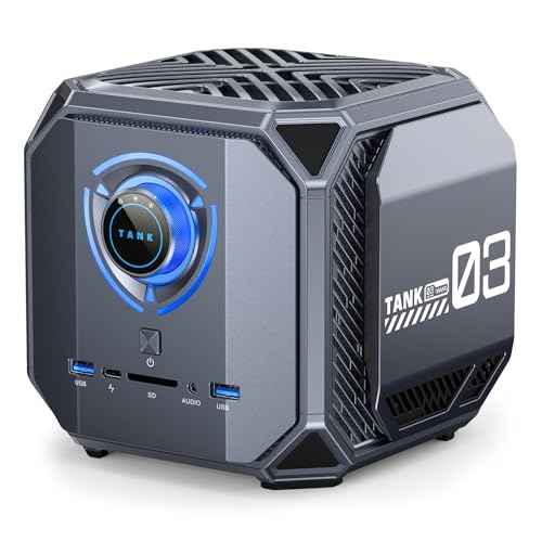 ACEMAGIC Tank03 Mini Gaming PC, Ιntel i7-12700H (14C/20T, bis zu 4.7Ghz), RTX 3060M Graphics Mini PC, 32GB DDR5 1TB NVME SSD Mini Computer with WiFi6 | Dual 2.5G LAN | 8K UHD | Win 11 | Type-C von ACEMAGIC