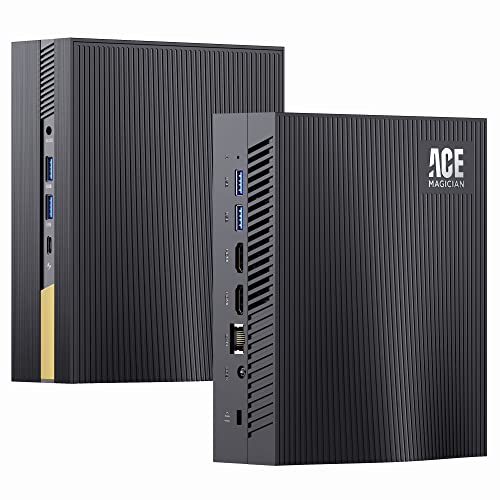ACEMAGICIAN AD15 Mini PC, 12th Gen Ιntel 12450H (8C/12T, up to 4.4 GHz) 16GB DDR4 512GB NVME SSD Mini Desktop PC with 4K UHD | Type C | BT5.2 | WiFi6 | 45W | Hybrid Architecture (P-Core+E-Core) von ACEMAGICIAN