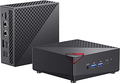 ACEMAGICIAN AM06 Pro Mini PC, AMD Ryzen 5 5625U (6C/12T, up to 4.2Ghz),16GB DDR4 512GB SSD Windows 11 Pro Mini PC, Mini Computer with WiFi 5 | BT 4.2 | 4K Triple Display | Type-C | Dual Ethernet von ACEMAGICIAN
