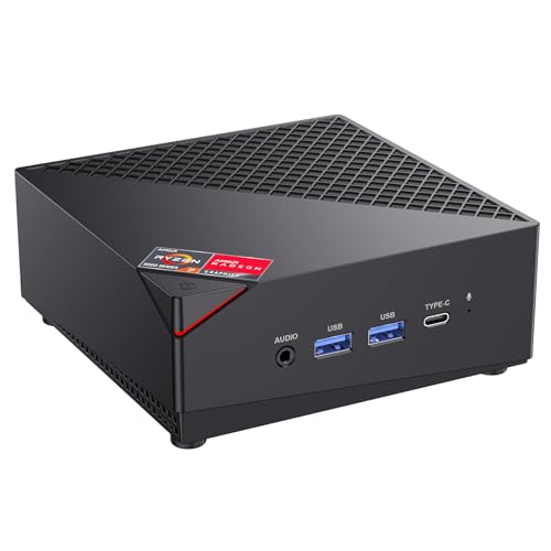 ACEMAGICIAN AM06 Pro Mini PC, AMD Ryzen 7 5700U (8C/16T, bis zu 4.3Ghz),32GB DDR4 1TB M.2 SSD Mini Computer mit Win11 Pro | 4K Triple Display | Type-C | Dual Ethernet | WiFi 6 | BT 5.2 von ACEMAGICIAN